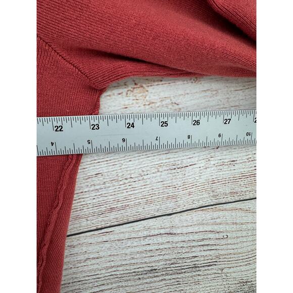 Saturday Sunday Anthropologie Rough Seam Tunic Sweater Womens XS Pink Rose - Picture 11 of 12